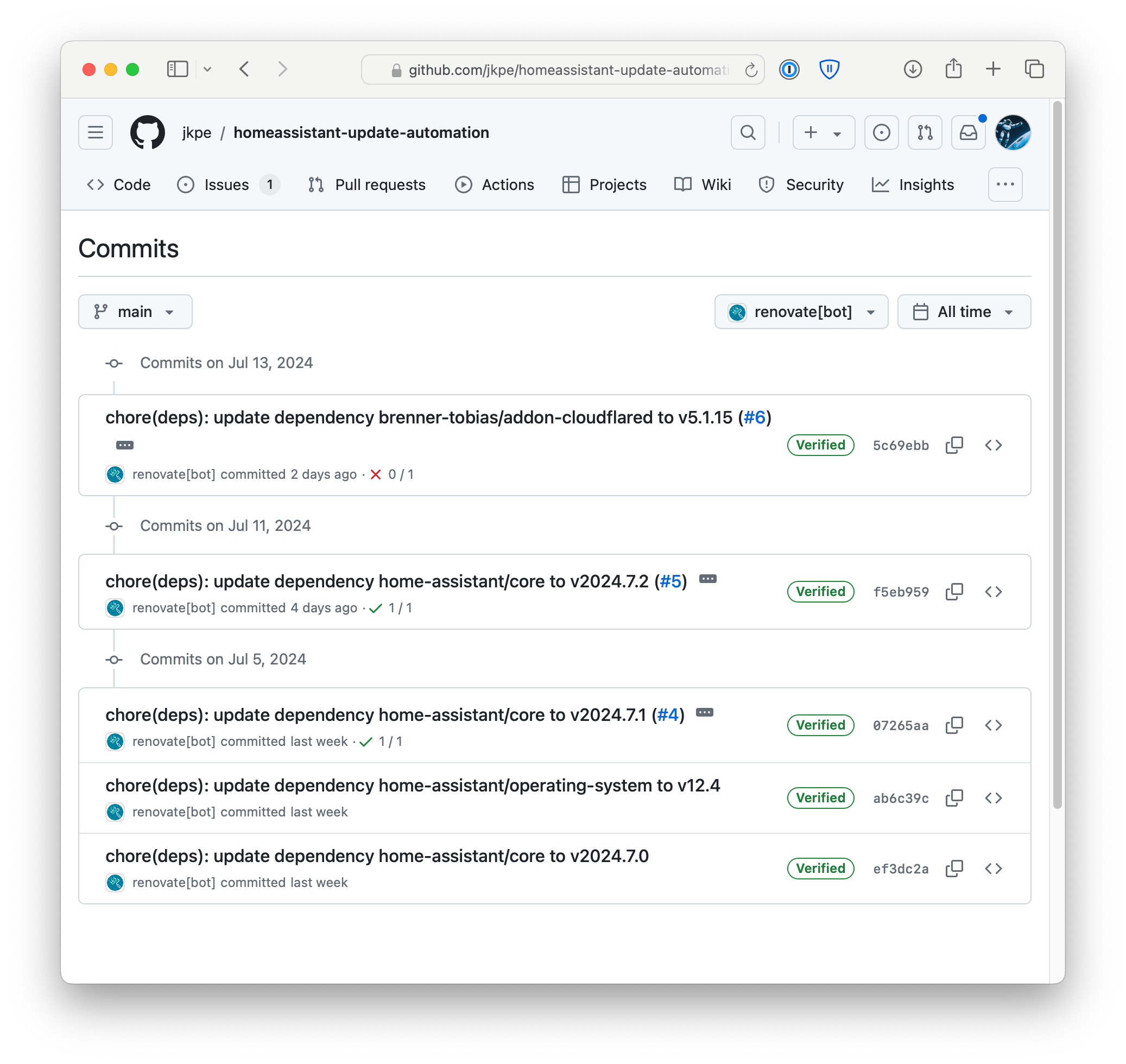 Automated GitHub Release